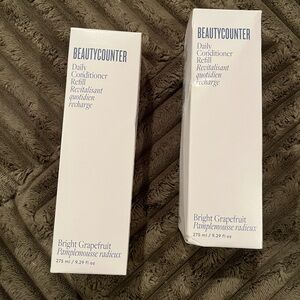 Two Beautycounter Daily Conditioner Refills, Bright Grapefruit, NIB